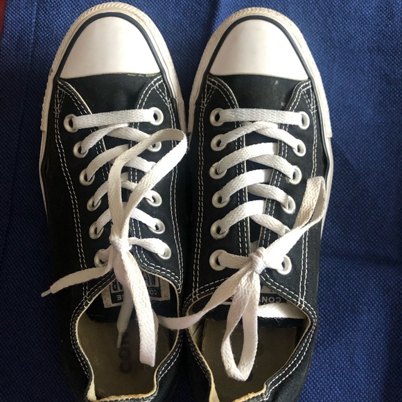 Converse low cut navy blue Lace-Up Sneakers - Picture 5 of 8